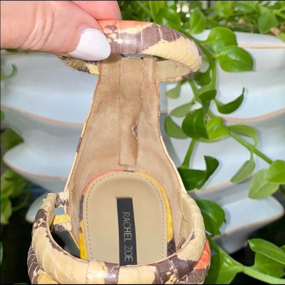 Rachel Zoe Snakeskin Wedges - Picture 12 of 13